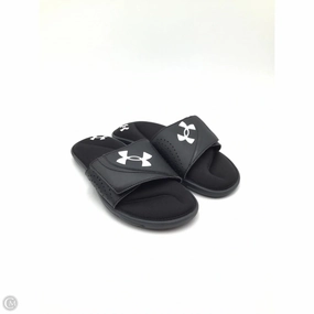Sandals Flip Flops By Under Armour In Black, Size: 9