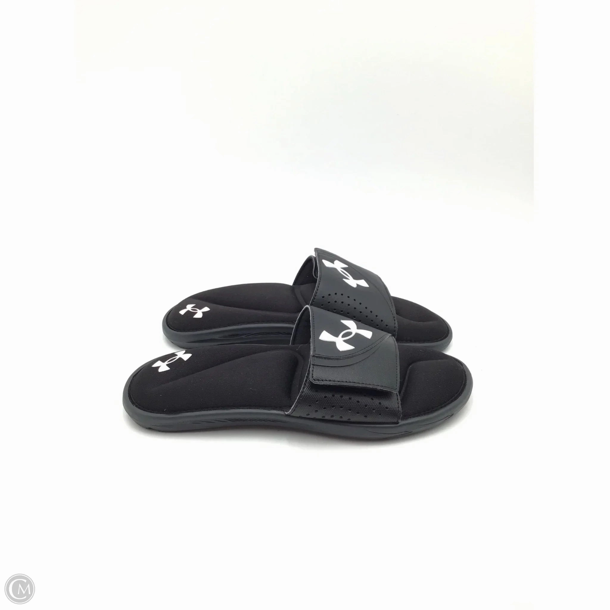 Sandals Flip Flops By Under Armour In Black, Size: 9