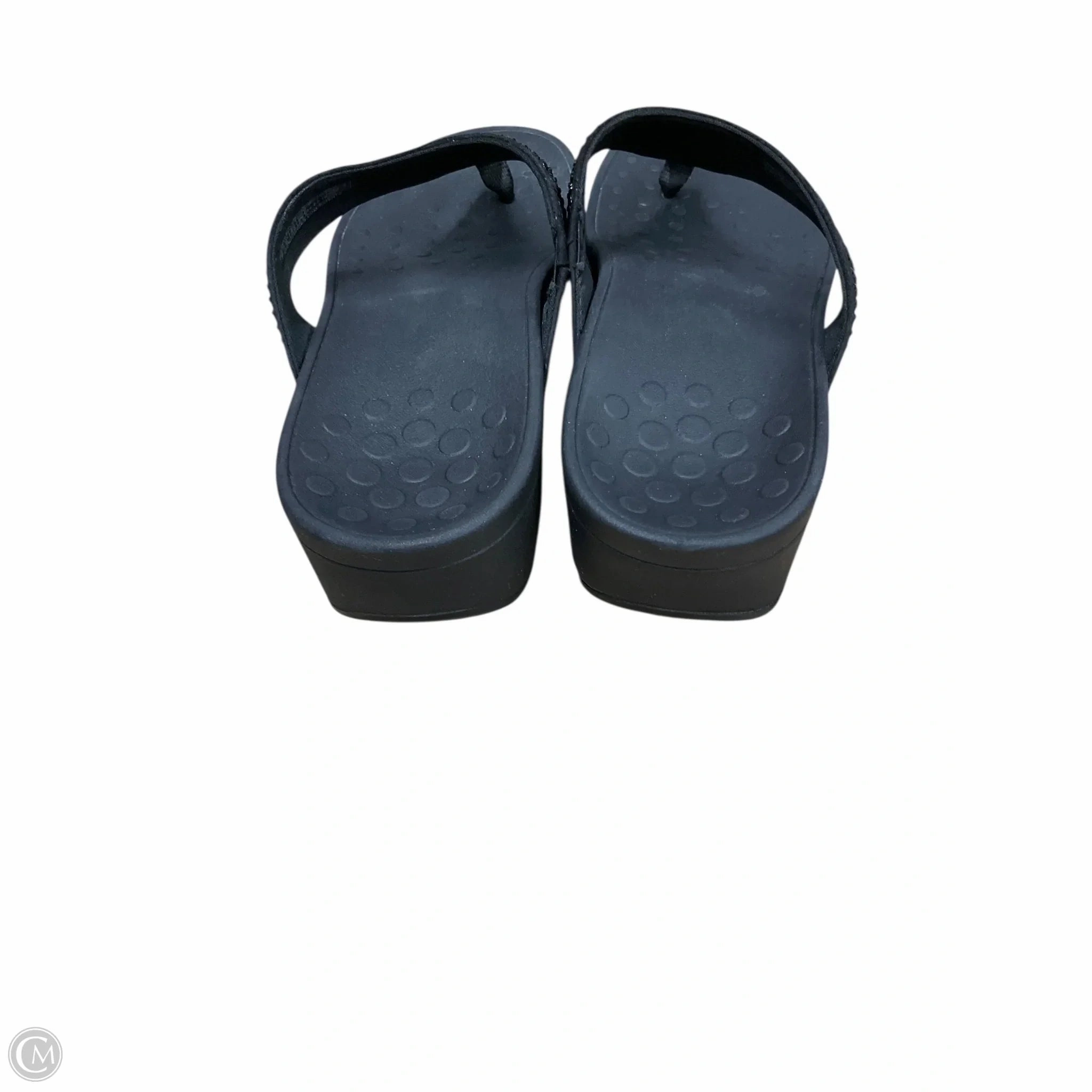 Sandals Flip Flops By Vionic In Black, Size: 8