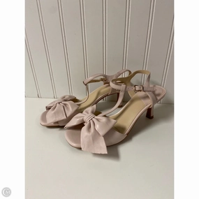 Sandals Heels Kitten By Alex Marie In Pink, Size: 7