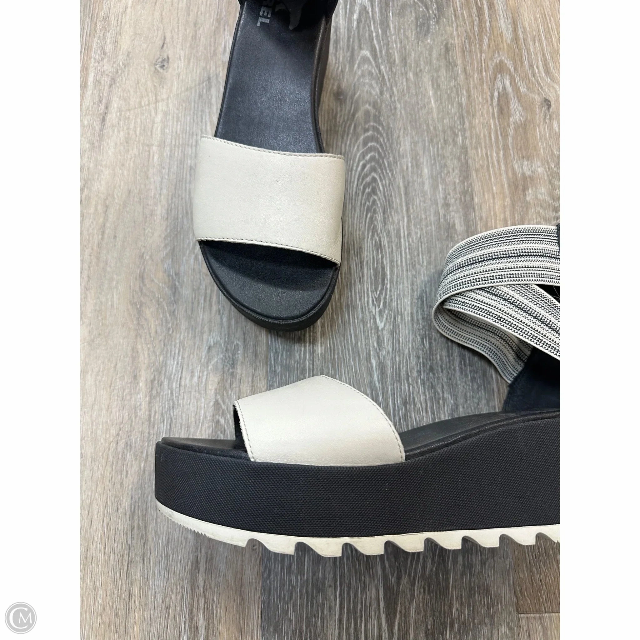 Sandals Heels Platform By Sorel In Black, Size: 9
