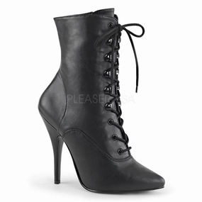 SEDUCE-1020  Black Faux Leather