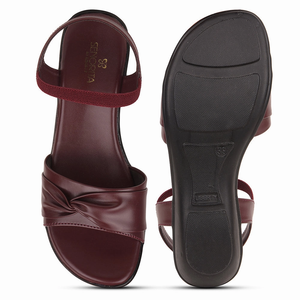 Senorita Cherry Casual Wedge Heel Sandal For Women JFL-36 By Liberty