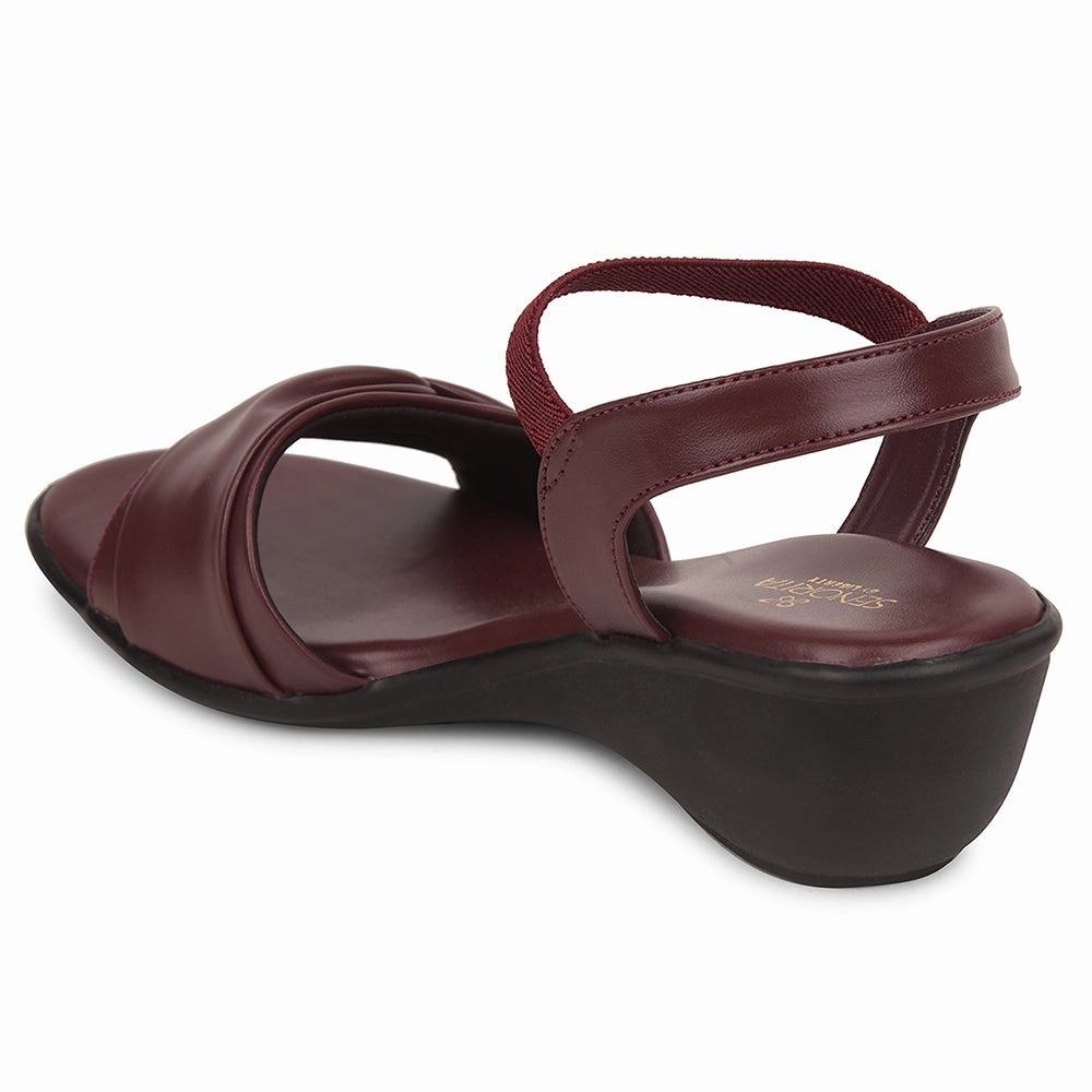 Senorita Cherry Casual Wedge Heel Sandal For Women JFL-36 By Liberty