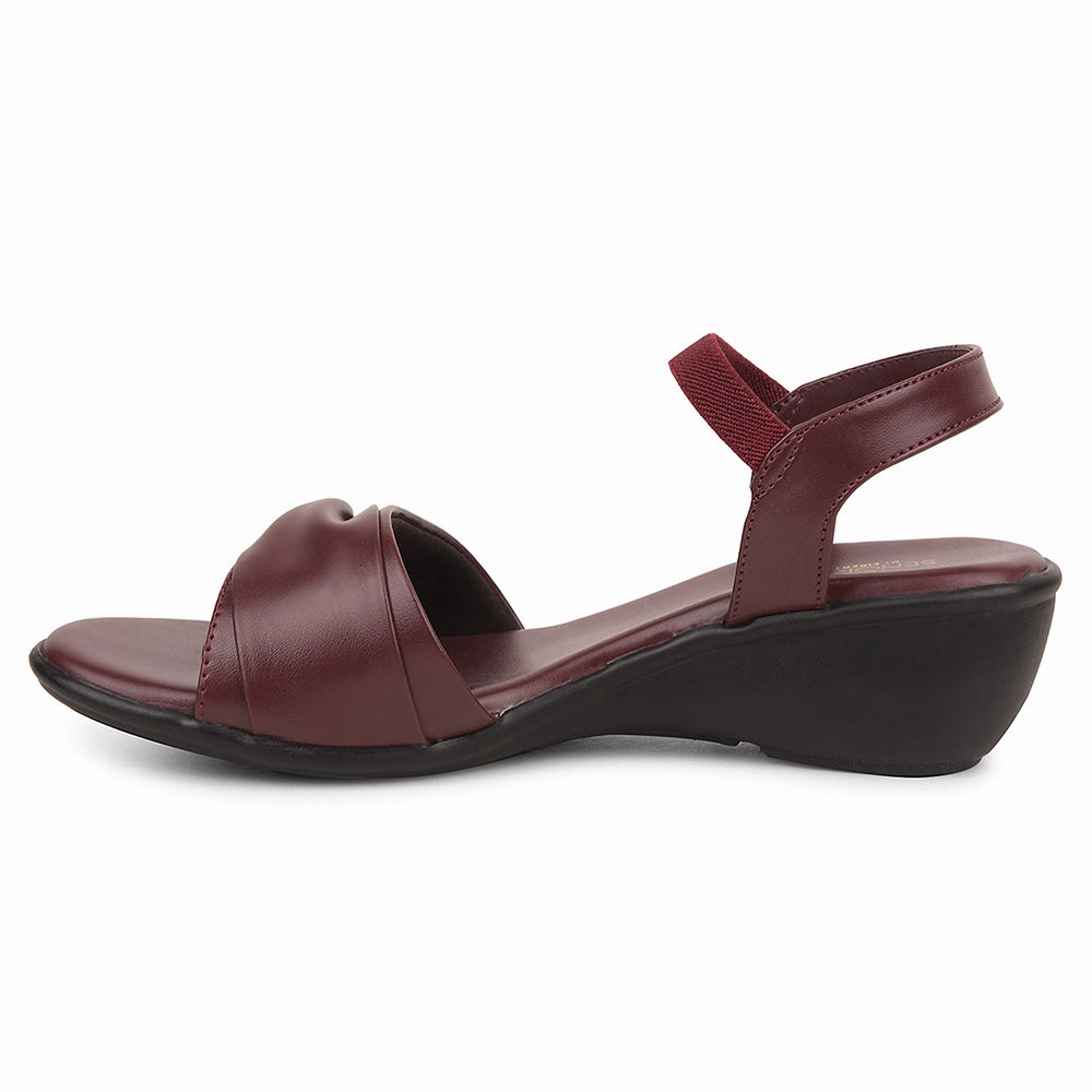 Senorita Cherry Casual Wedge Heel Sandal For Women JFL-36 By Liberty