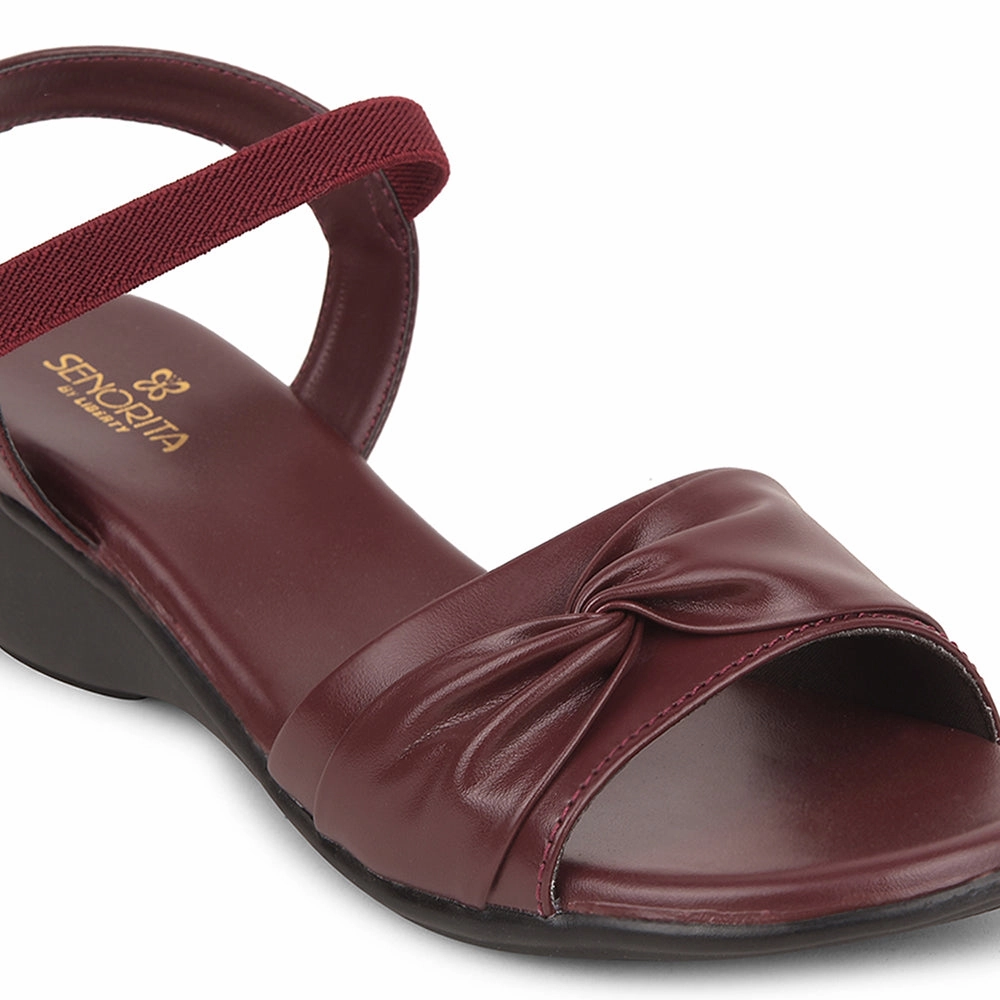 Senorita Cherry Casual Wedge Heel Sandal For Women JFL-36 By Liberty