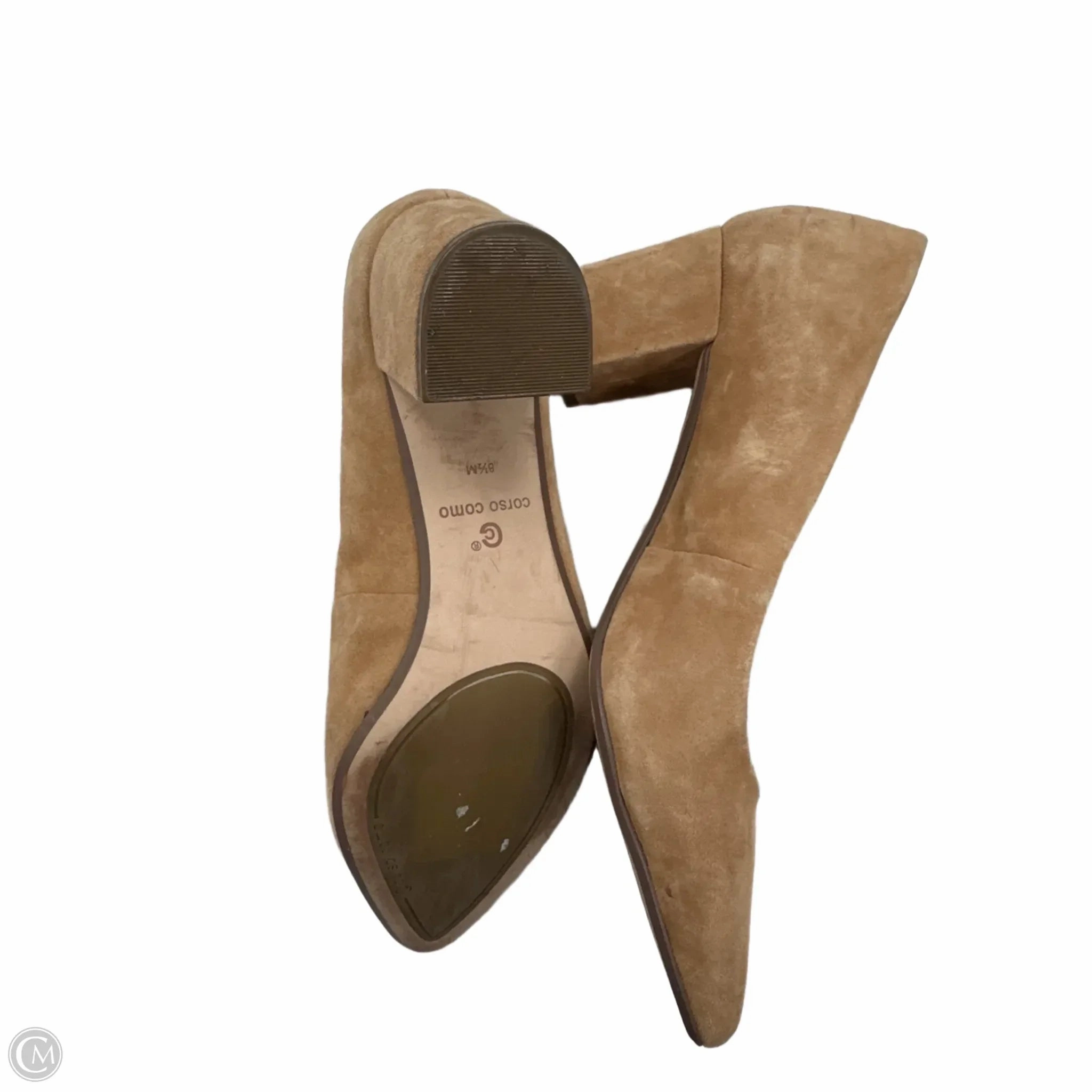 Shoes Heels Block By Corso Como In Brown, Size: 8.5