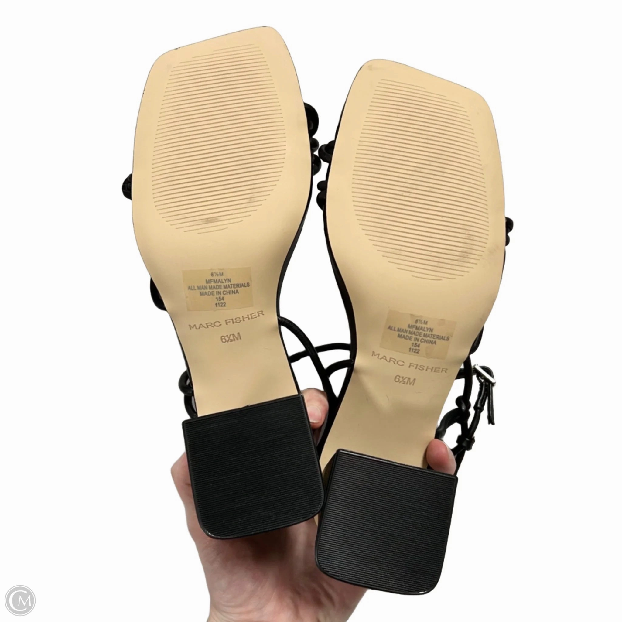 Shoes Heels Block By Marc Fisher In Black, Size: 6.5