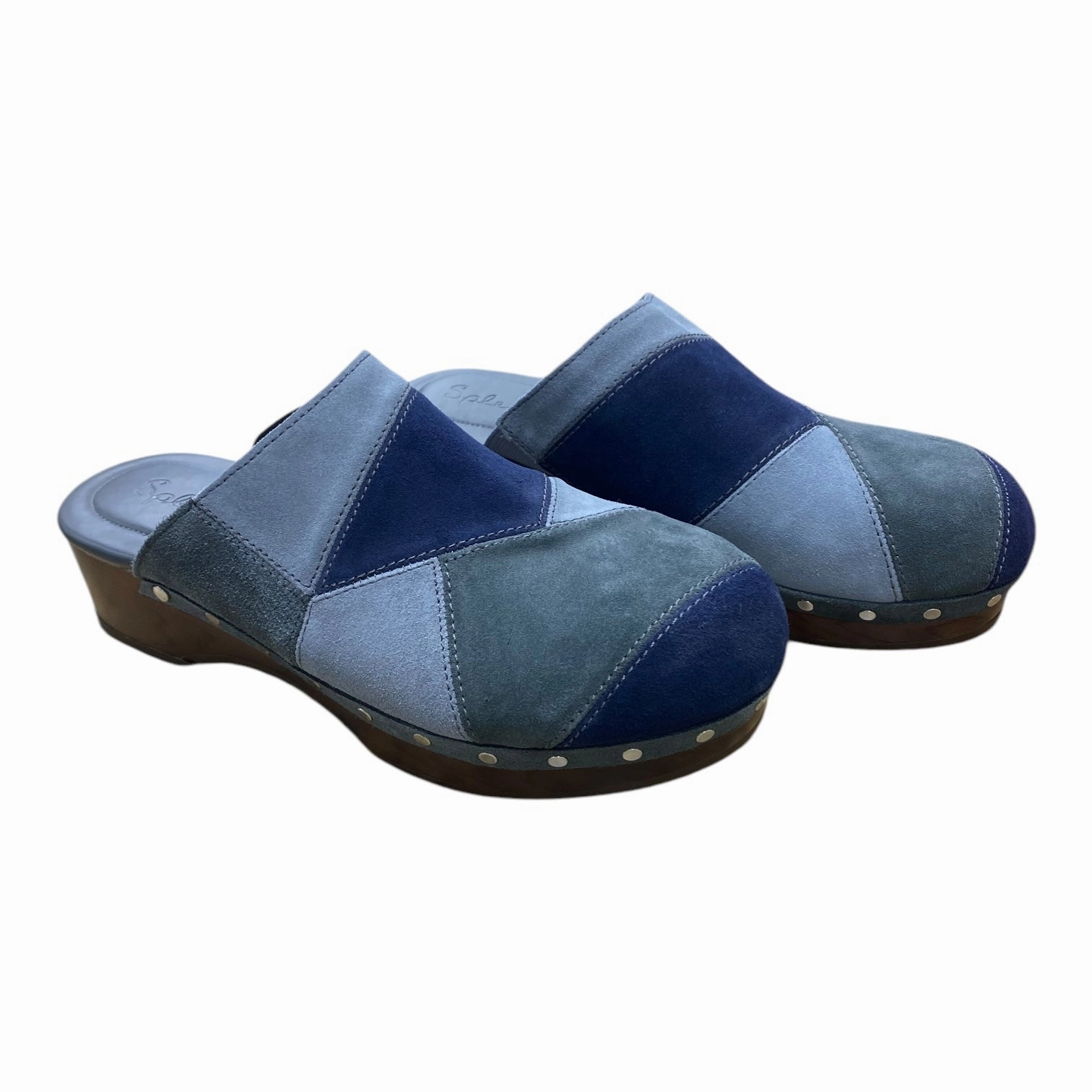 Shoes Heels Block By Splendid In Blue, Size: 9
