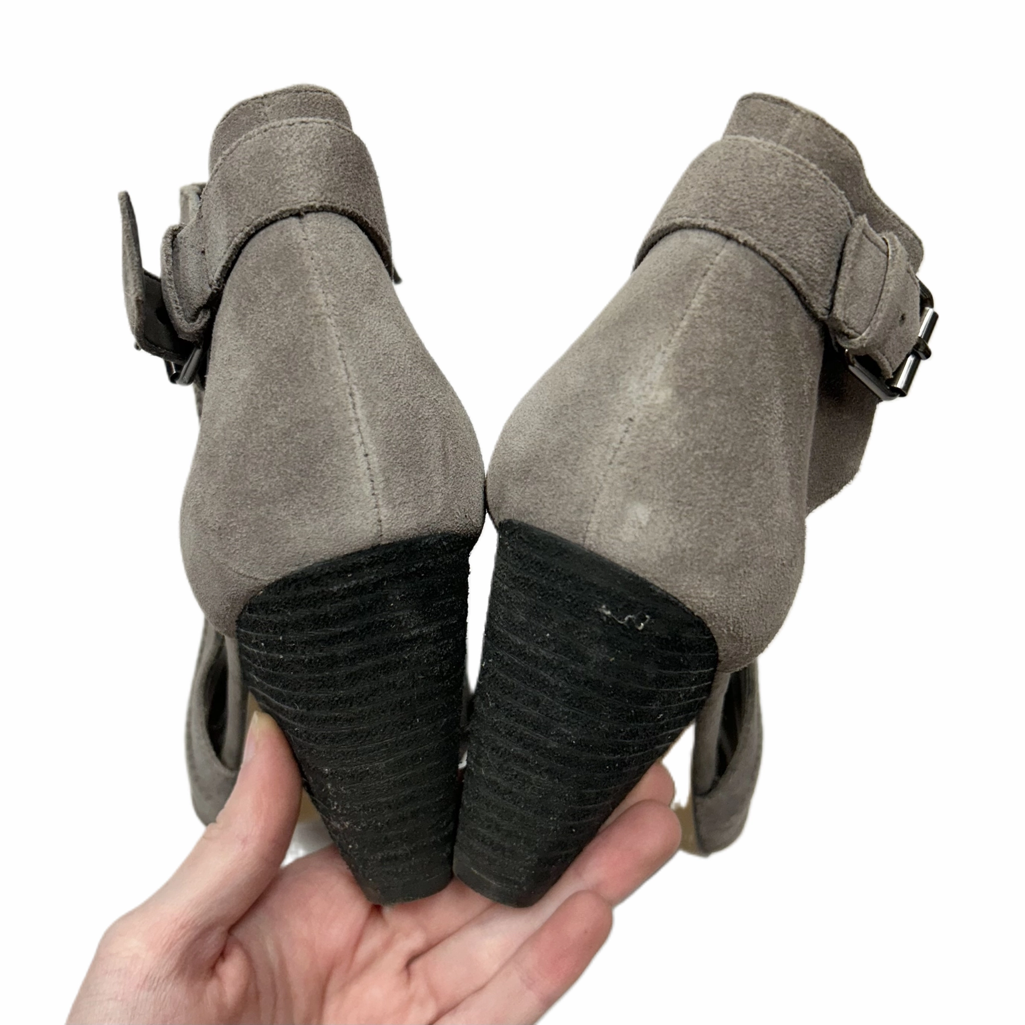 Shoes Heels Block By Vince Camuto In Grey, Size: 7.5
