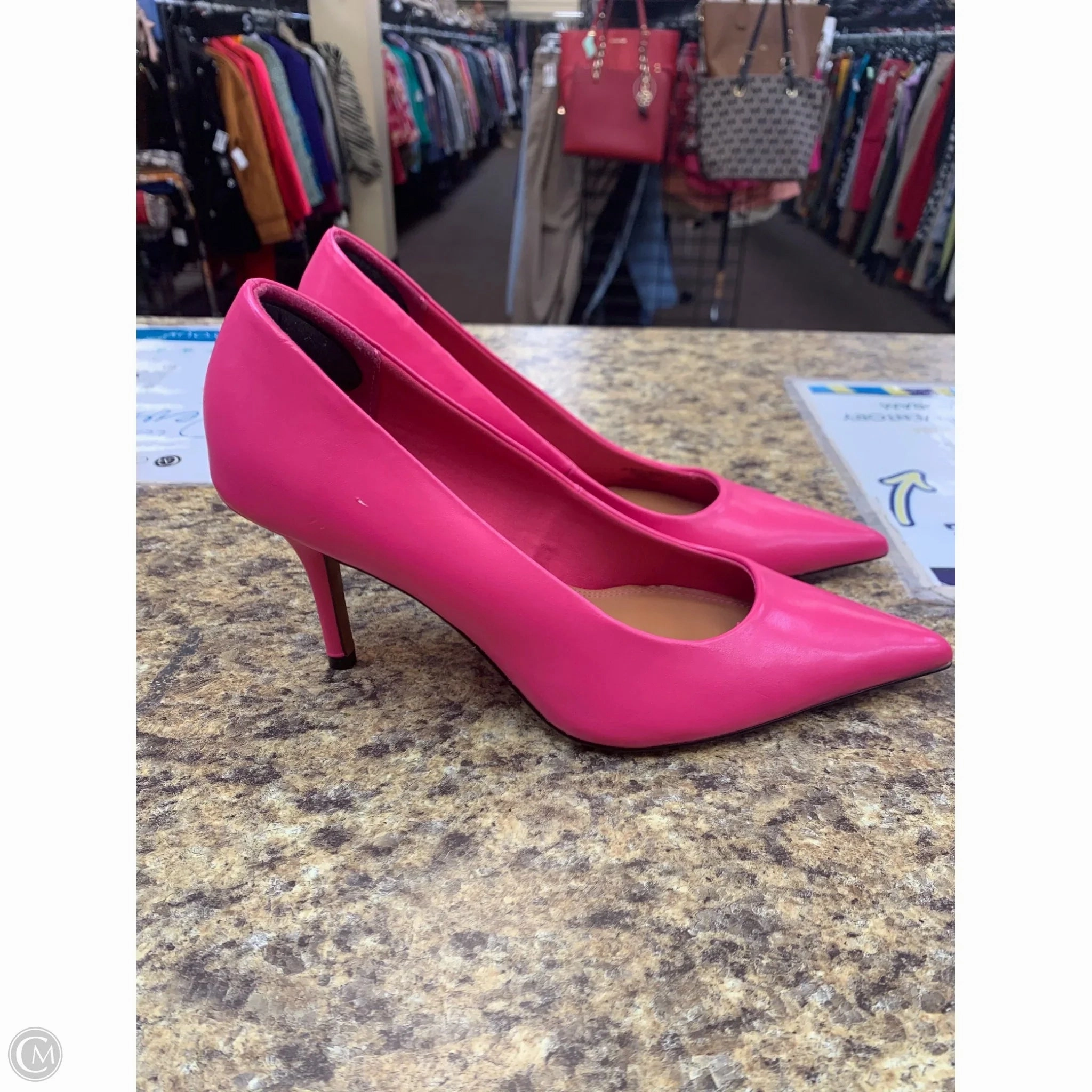 Shoes Heels Kitten By Asos In Pink, Size: 5
