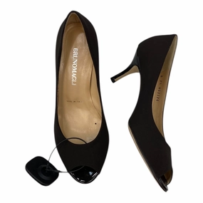 Shoes Heels Kitten By Bruno Magli Shoes In Brown, Size:7.5