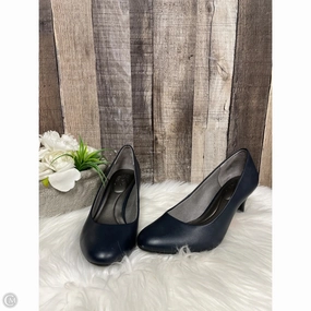 Shoes Heels Kitten By Life Stride In Navy, Size: 7.5