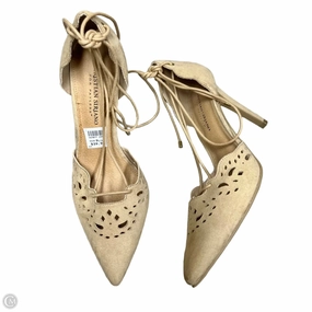 Shoes Heels Stiletto By Christian Siriano In Tan, Size: 9.5