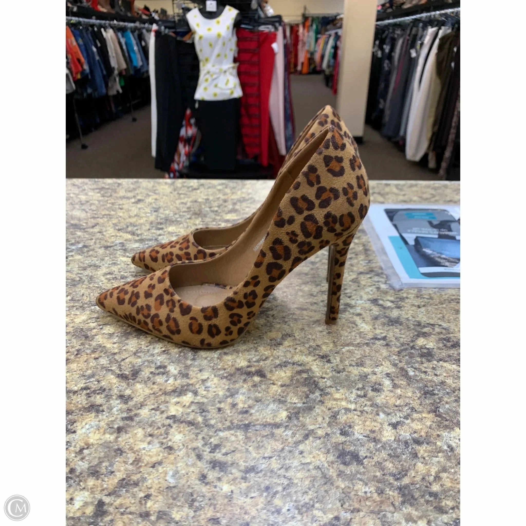 Shoes Heels Stiletto By Clothes Mentor In Animal Print, Size: 6.5
