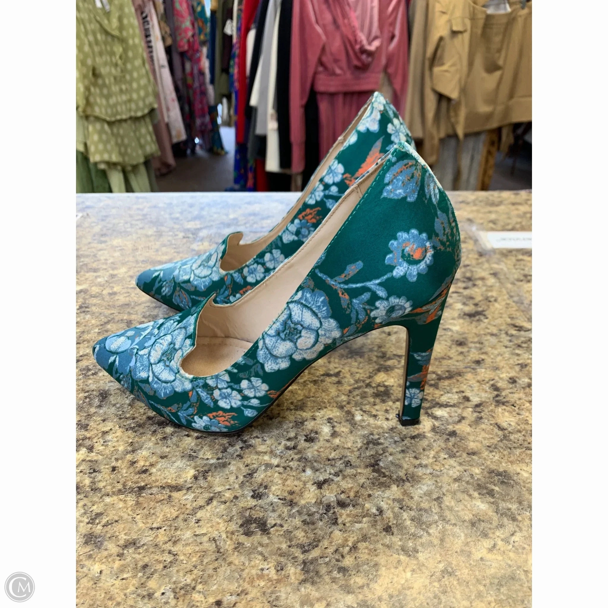 Shoes Heels Stiletto By Eva Mendes In Multi-colored, Size: 7