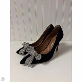 Shoes Heels Stiletto By Kurt Geiger London In Black & Silver, Size: 7