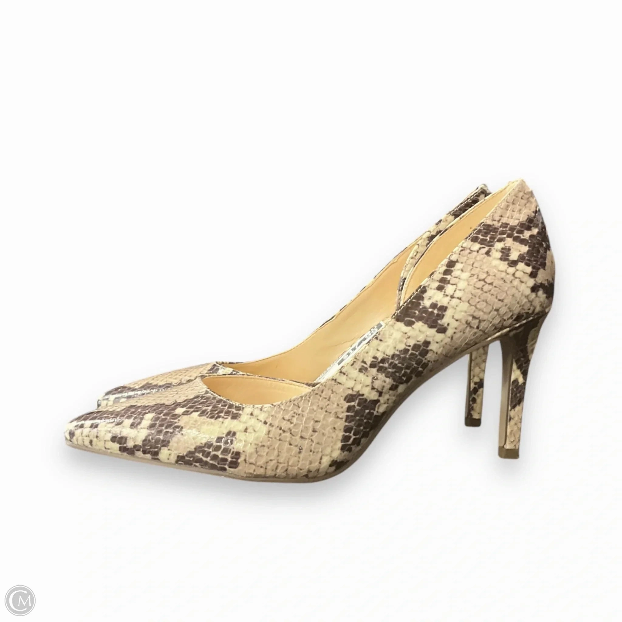 Shoes Heels Stiletto By Nine West In Snakeskin Print, Size: 6