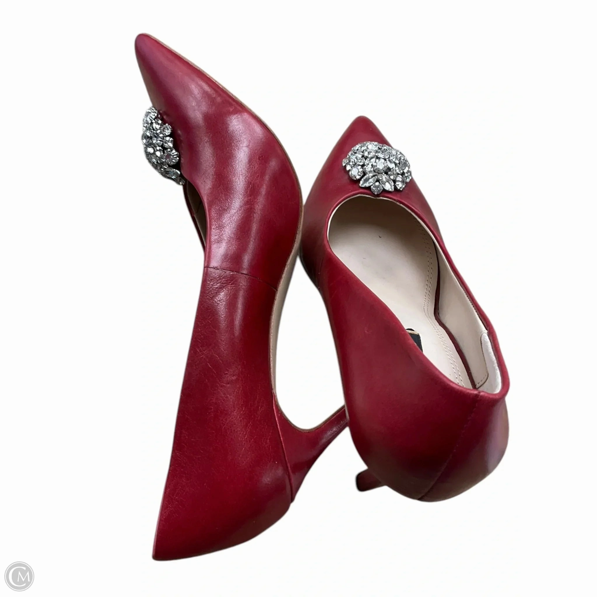 Shoes Heels Stiletto By Zara Basic In Red, Size: 8.5