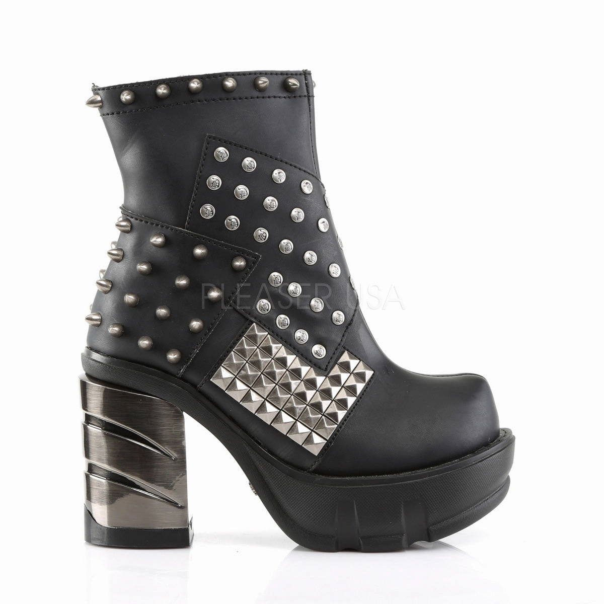 SINISTER-64  Black Vegan Leather