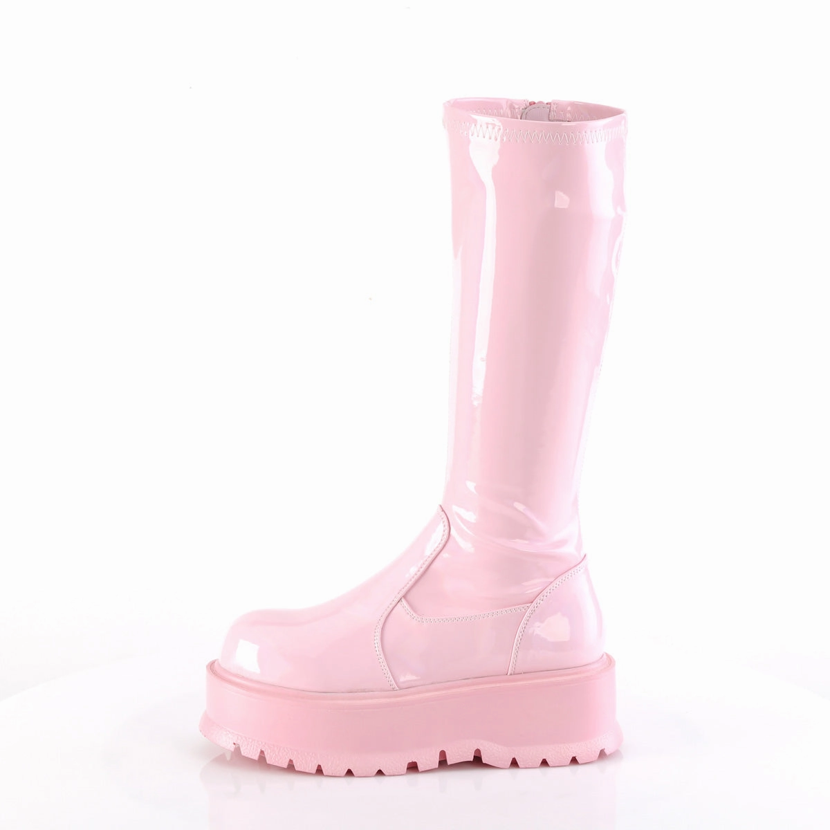 SLACKER-200  Baby Pink Holo Patent