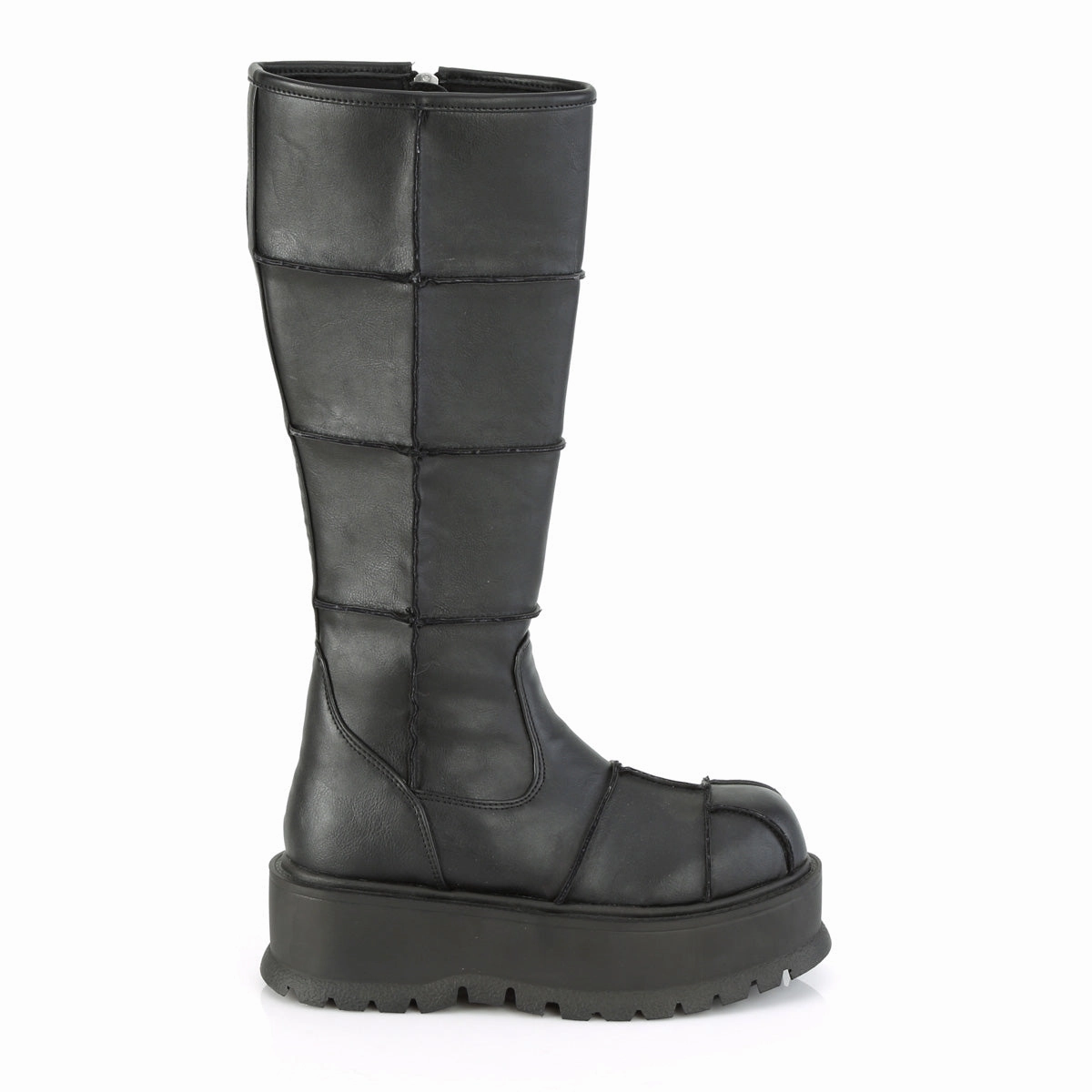 SLACKER-230  Black Vegan Leather