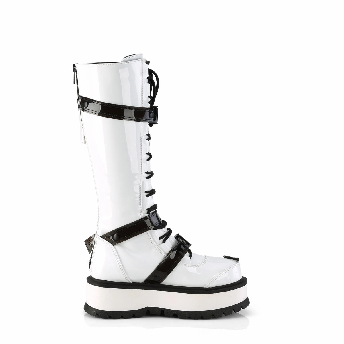 SLACKER-260  White Patent
