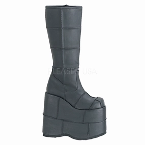 STACK-301  Black Vegan Leather
