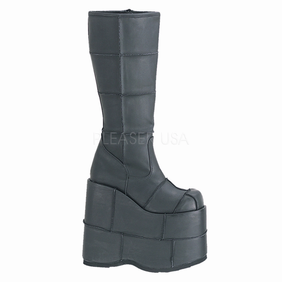 STACK-301  Black Vegan Leather