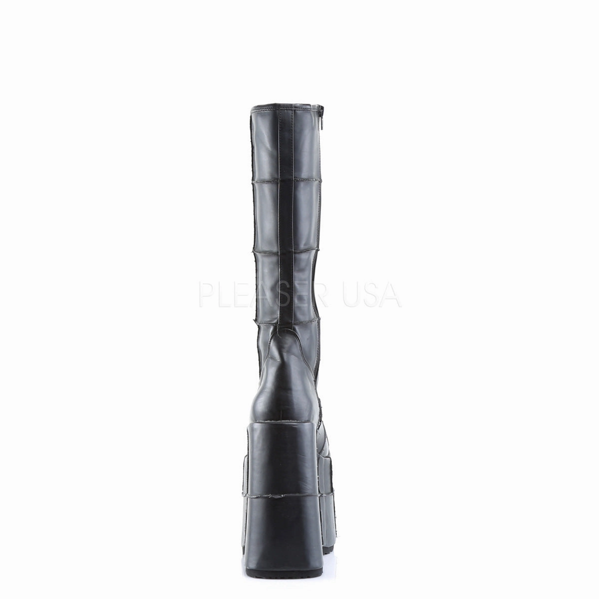 STACK-301  Black Vegan Leather