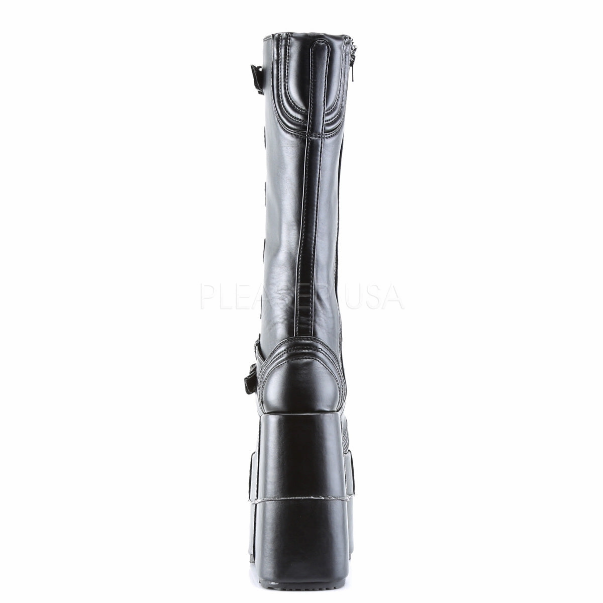 STACK-308  Black Vegan Leather