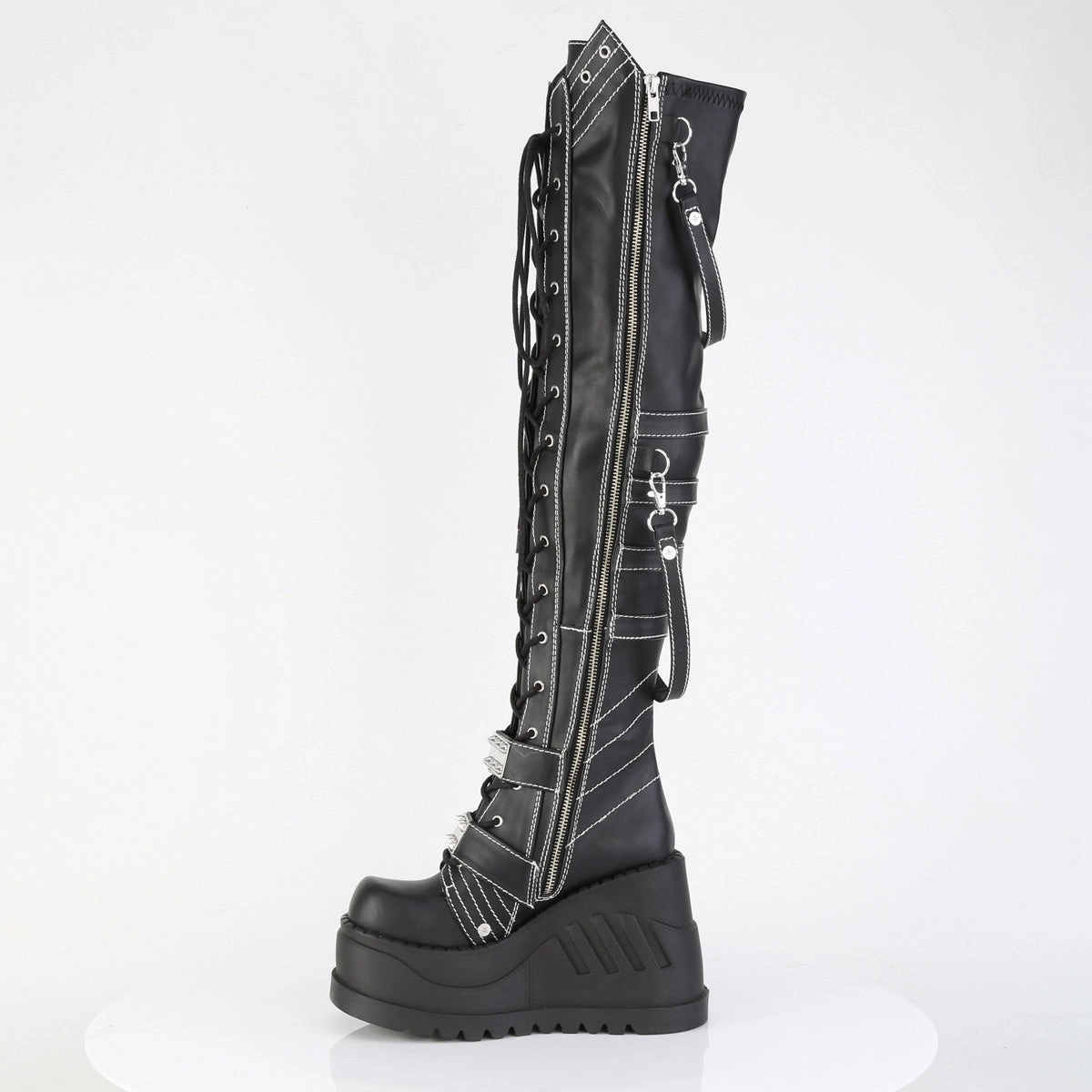 STOMP-310  Black Vegan Leather