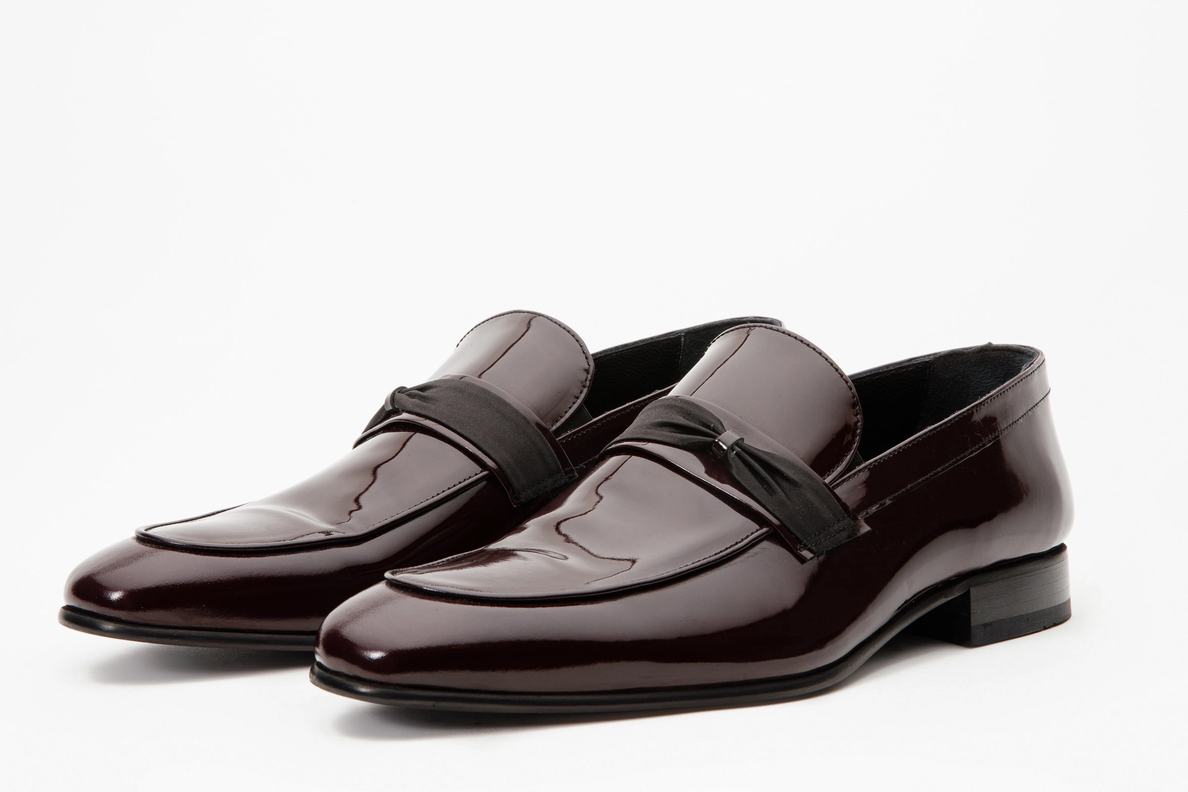 The Dodoma Burgundy Patent Leather Loafer Men Shoe