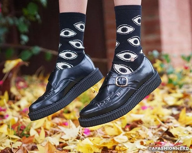 TUK-A8520 Pointed Buckle Creepers