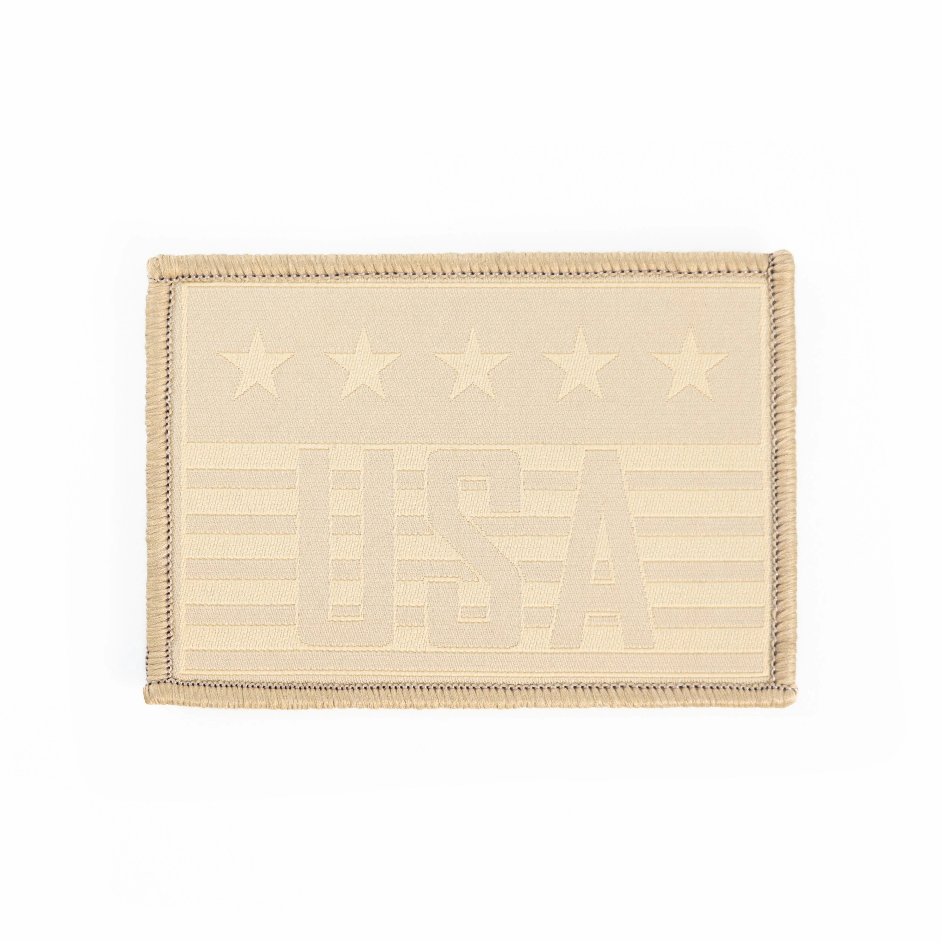 USA Khaki Woven Patch