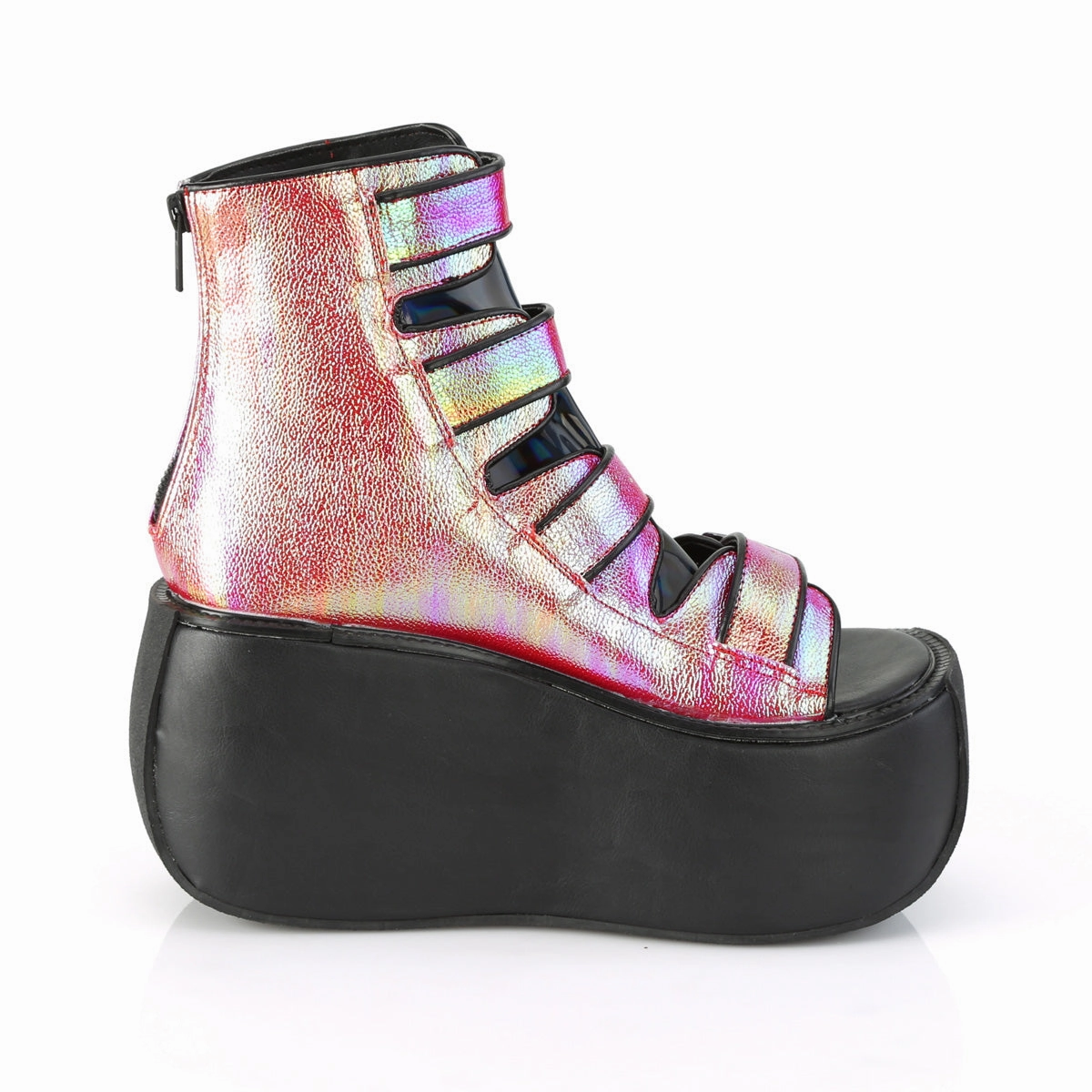 VIOLET-150  Pink-Green Iridescent Vegan Leather-Hologram