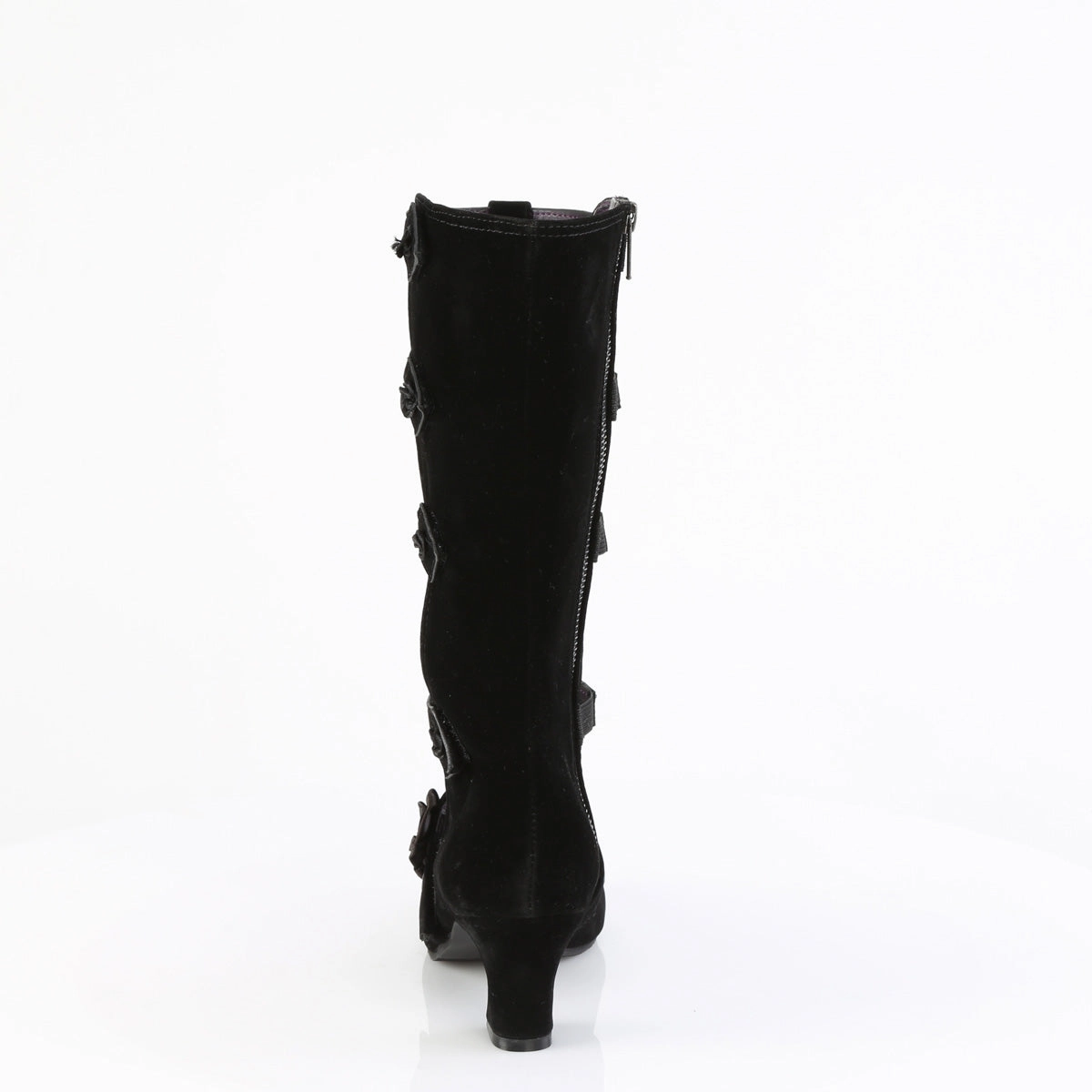 WHIMSY-118  Black Vegan Suede