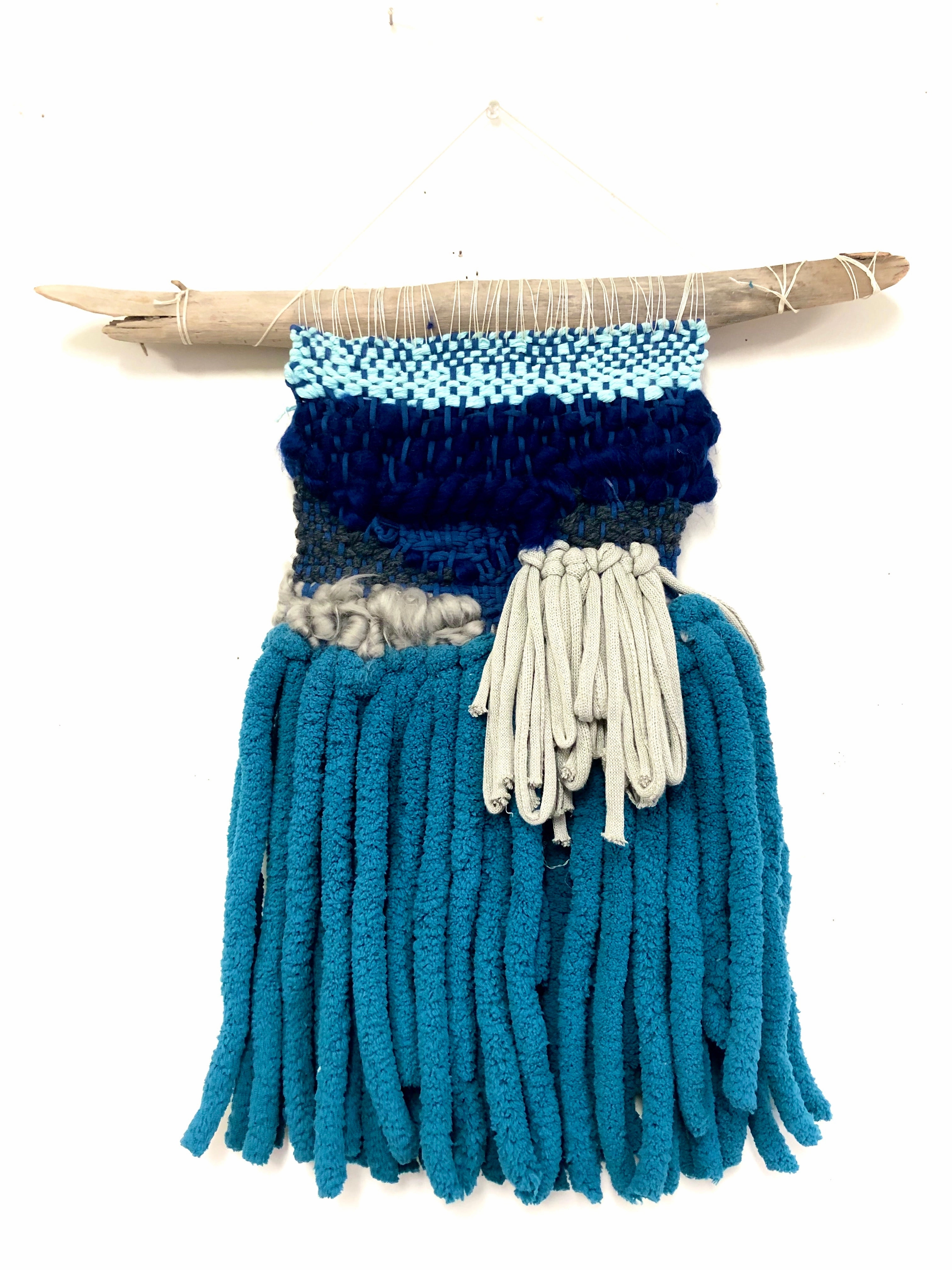 Woven wall hanging
