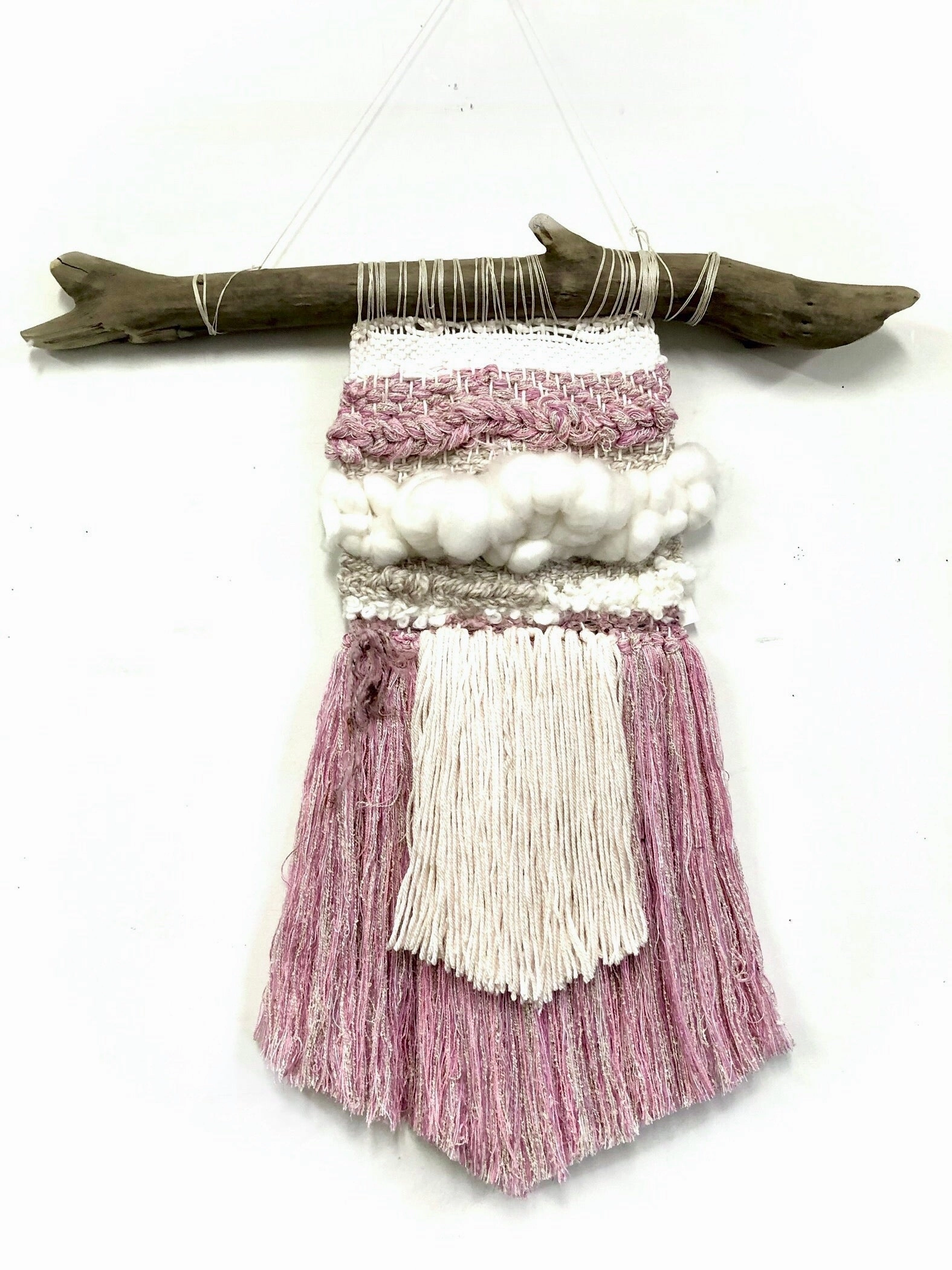 Woven wall hanging