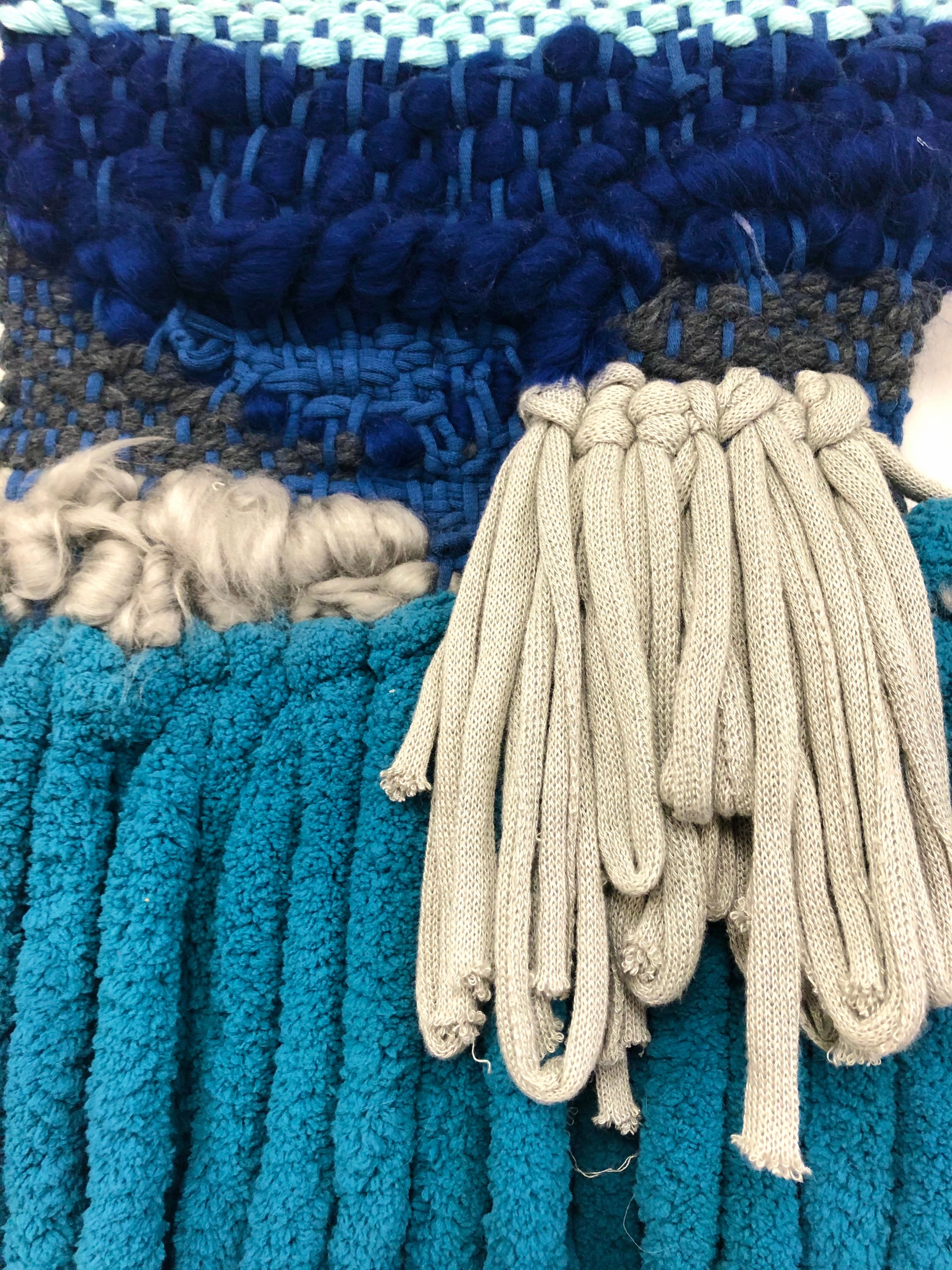 Woven wall hanging