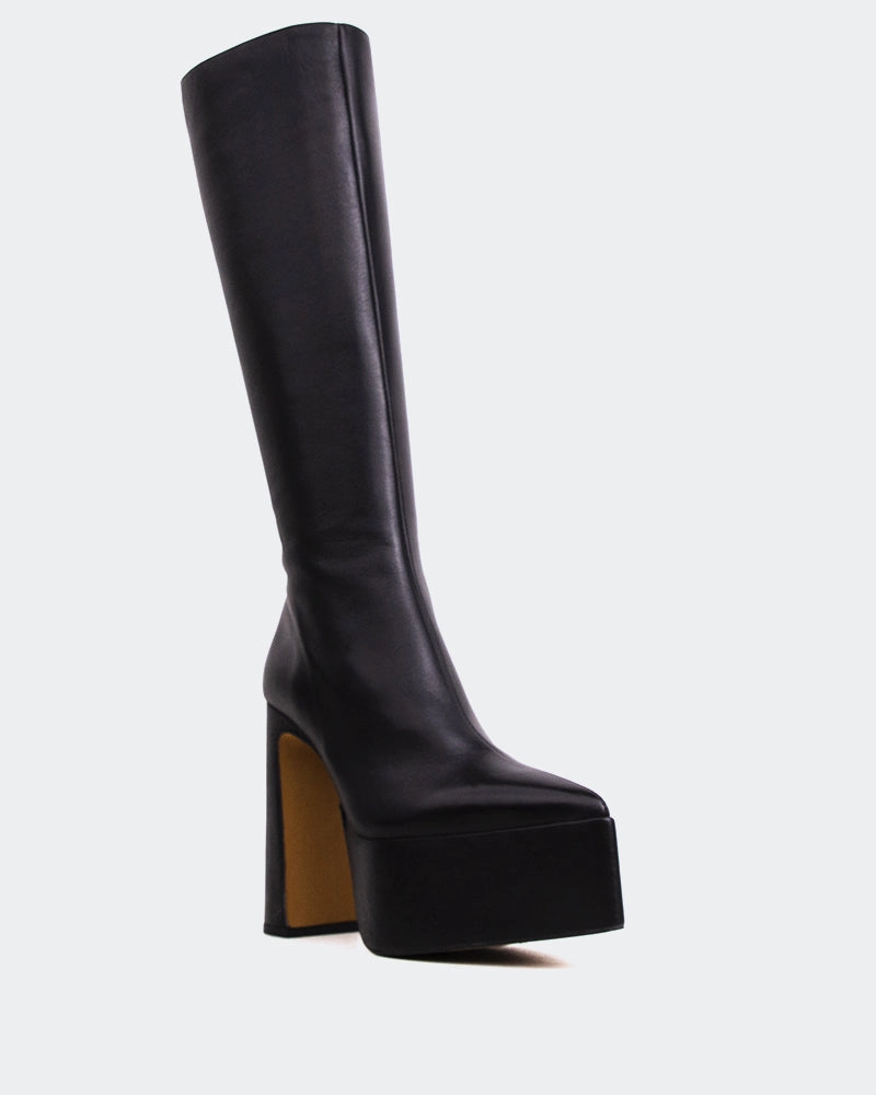 Yaroslav Black Leather