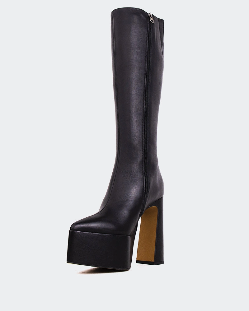 Yaroslav Black Leather